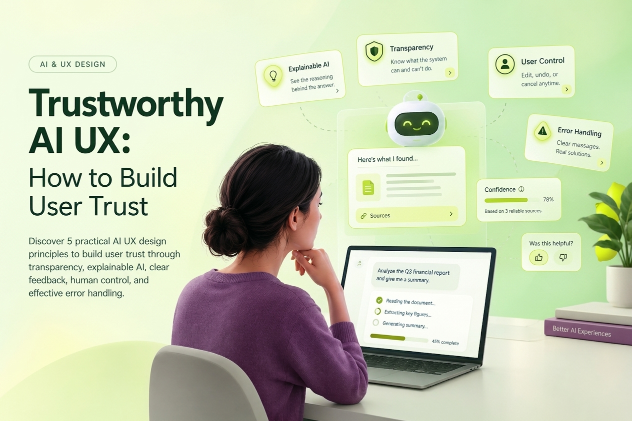 Trust and Transparency in AI UX: How to Build User Confidence in AI Systems